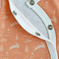 2 piece wrap top & trouser set, Leaping Bunnies, Organic Cotton Top & Trousers Tiny & Small 