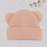 Cotton Knitted Tiny Baby Bear Hat - Multiple colours