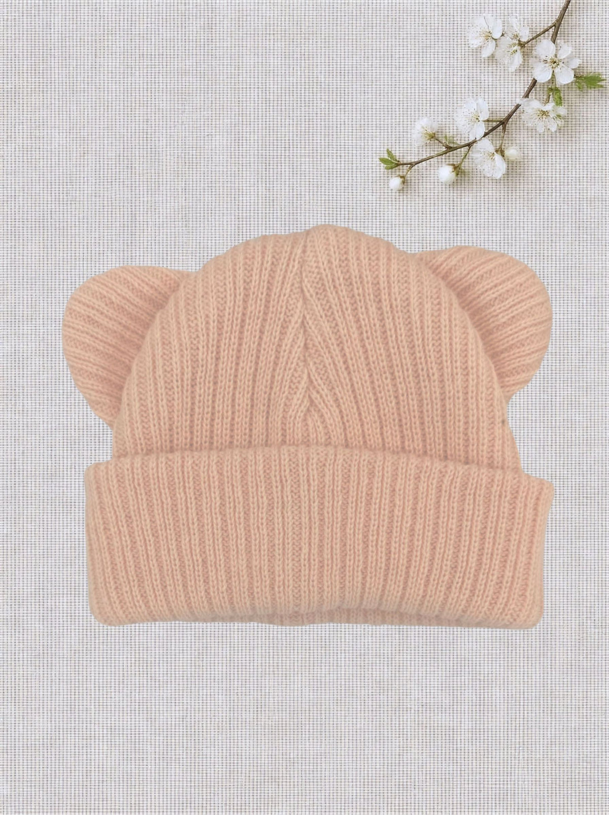 Cotton Knitted Tiny Baby Bear Hat - Multiple colours