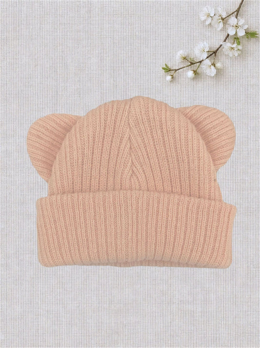 100% Cotton Knitted Tiny Baby Bear Hat - Multiple colours