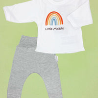 2 Piece Round Necked Top & Trouser Set, Little Miracle Little Mouse Baby Clothing & Gifts