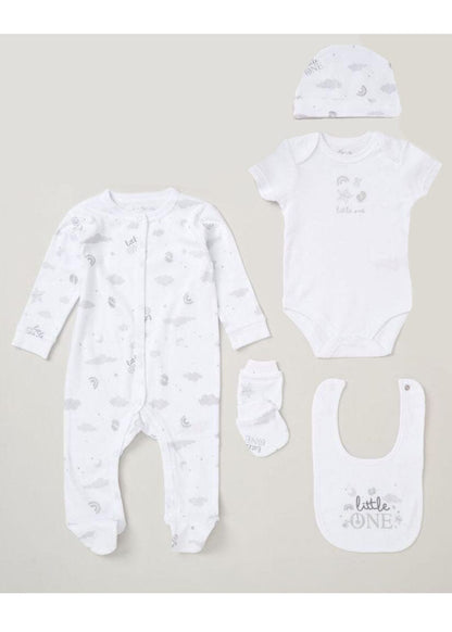 Little One 5 Piece Layette Gift Set Set Rock a Bye Baby 