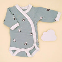 Bodysuit, Panda Cuddles Bodysuit / Vest Tiny & Small 