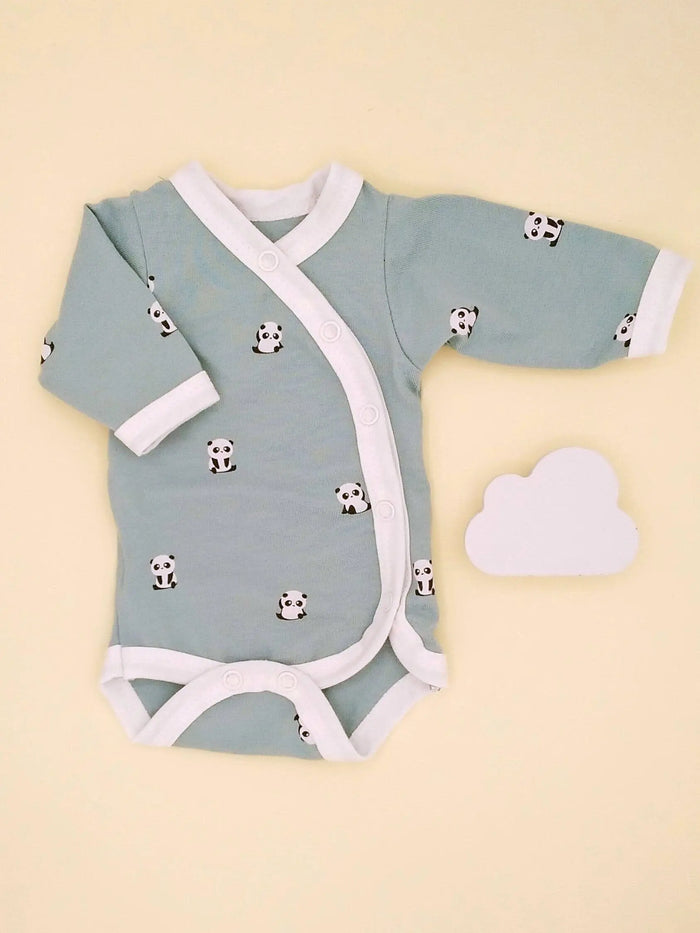 Premature Baby Bodysuit, Panda Cuddles