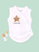 Little Star, Incubator Vest, White, 100% Cotton Bodysuit / Vest Tiny & Small 
