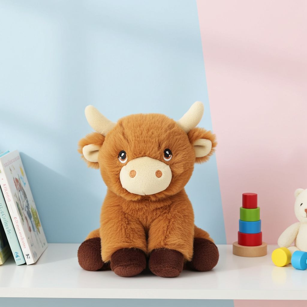 Shaggy Cow Toy - 100% Recycled Materials Keel Toys