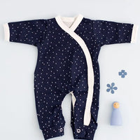 Sleepsuit for Premature & Tiny Babies, Midnight Snow Sleepsuit / Babygrow Tiny & Small 