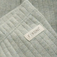 Ribbed Sage Green Trousers Trousers / Leggings Fixoni 