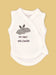My First Halloween - Bat Incubator Vest, White, 100% Cotton