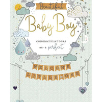 Cards & Message Cards & Gift Wrap Little Mouse Baby Clothing & Gifts Welcome Little One - Baby Boy 