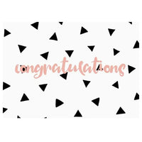 Cards & Message Cards & Gift Wrap Little Mouse Baby Clothing & Gifts Triangle Drops, Congratulations 