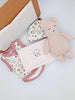 New Baby Girl Gift Box - Incubator Vest, Hat, Toy and Card - 1.5-3lb & 3-5lb - Set - Little Mouse Baby Clothing & Gifts