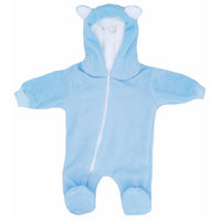 Blue Fleece Pramsuit Little Lumps