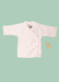 Organic Cotton White Wrap Shirt Top / T-shirt Fixoni 