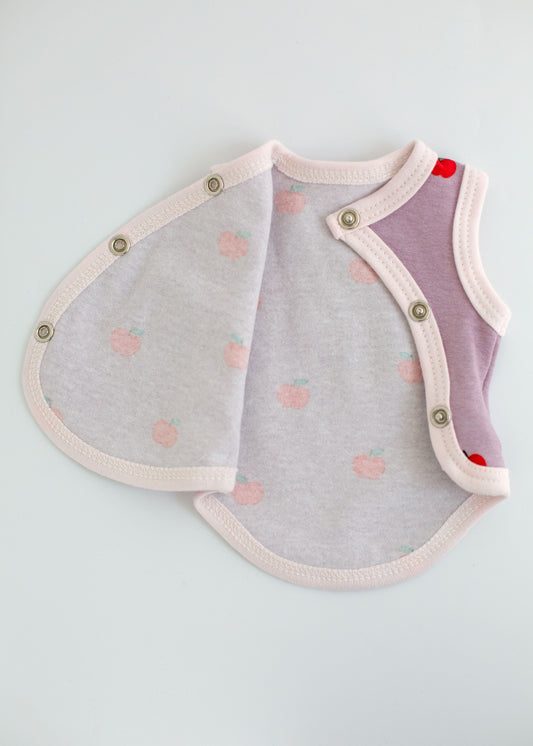 Incubator Vest & Knotted Hat Set, Orchard Incubator Vest & Hat Set Tiny & Small 