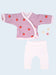 2 piece wrap top & trouser set, Orchard Tiny & Small