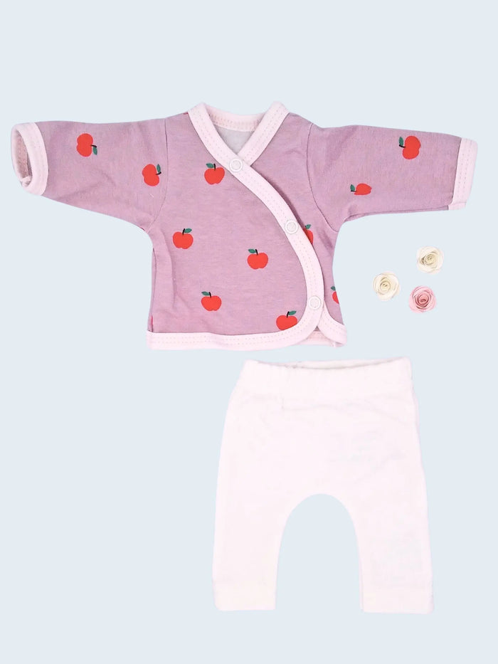 2 piece wrap top & trouser set, Orchard