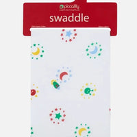 Piccalilly Muslin Swaddle - Space Swaddle Blanket Piccalilly 