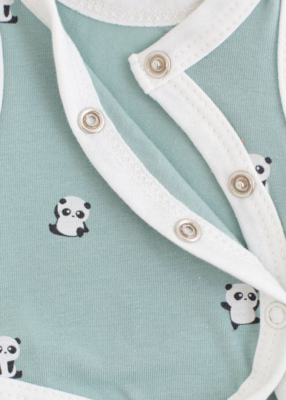 Incubator Vest & Round Hat Set, Pandas Incubator Vest & Hat Set Tiny & Small 