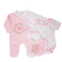 Pink Elephant 4 Piece Set Set Tiny Chick 