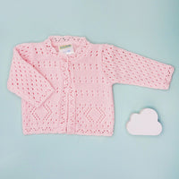 Pink Pointelle Cardigan Cardigan / Jacket Early Arrival 