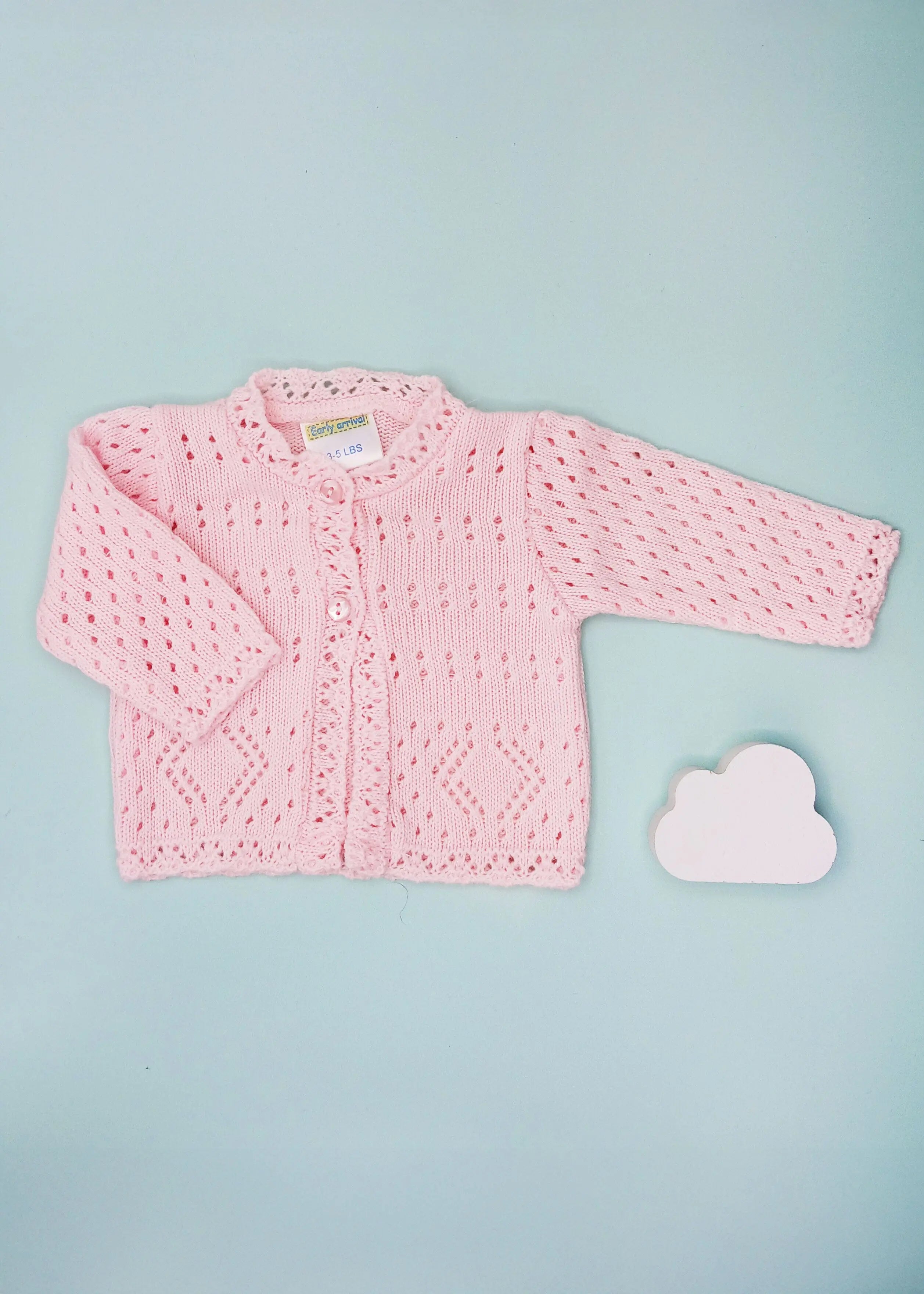 Pink Pointelle Cardigan Cardigan / Jacket Early Arrival 