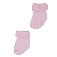Pink With White Spots Stay-on Towelling Premature Baby Socks Socks Little Mouse Baby Clothing & Gifts 