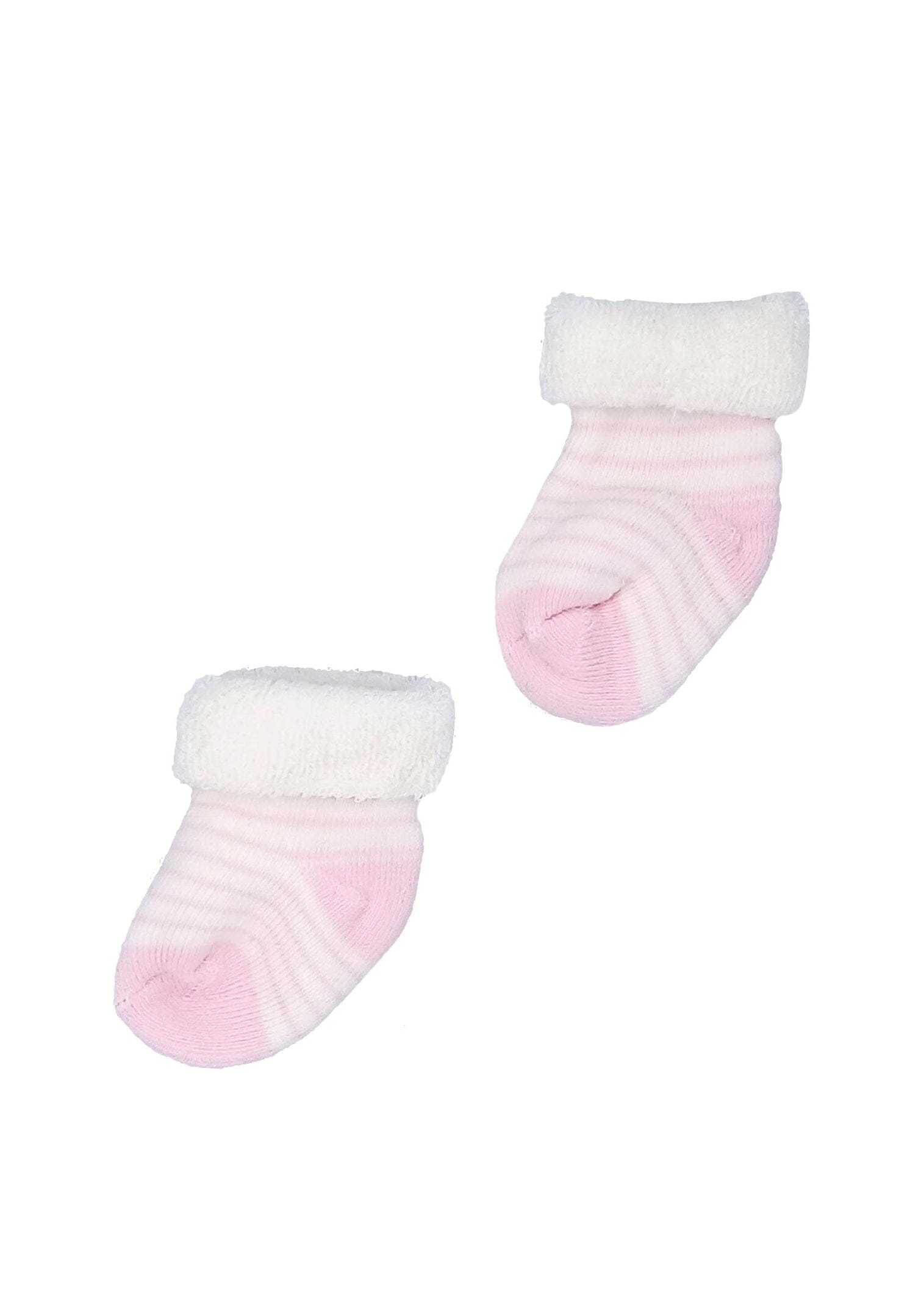 White With Pink Stripe Stay on Towelling Premature Baby Socks Socks Little Mouse Baby Clothing & Gifts 