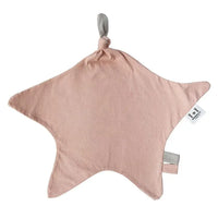 Dusky Pink & Grey Star Shaped Comforter: GOTS Comforter Summerville 