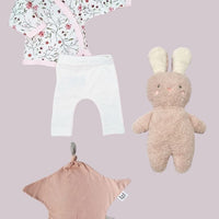The Pink Collection Gift Box - Top & Trouser Set, Toy & Comforter Gift Set Little Mouse Baby Clothing & Gifts 