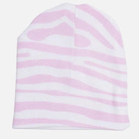 Organic Premature Baby Hat - Pink Animal Print Hat Summerville 