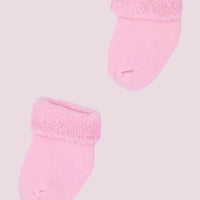 Baby Pink Towelling Stay-on Premature Baby Socks Little Mouse Baby Clothing & Gifts