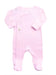 Pink Ribbed Sleepsuit Sleepsuit / Babygrow Soft Touch 