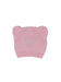 Pink Knitted Teddy Hat Hat Tiny Baby 