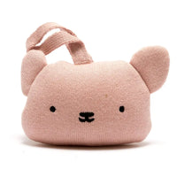 Knitted Pink Bear Pram Toy Toy Best Years 