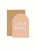 'Little Baby' Card - Plewsey Cards - New baby card - Plewsy