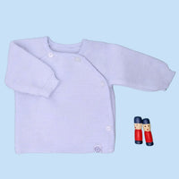 Knitted Light Blue Cardigan