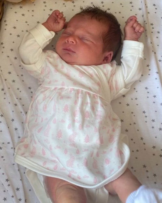 Dress, Bunny Meadow, Premium 100% Organic Cotton Tiny & Small