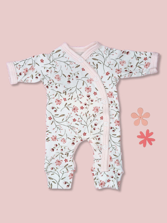 Sleepsuit for Premature Babies, Blossom Sleepsuit / Babygrow Tiny & Small 