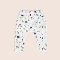 Organic Cotton Premature Baby Wrap Top & Trouser Set - Acorn Wood Top & Trousers Tiny & Small 