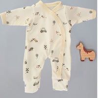 Prem Baby Sleepsuit, Farmtime Tiny & Small