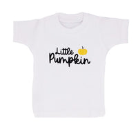 "Little Pumpkin" Top - White Top / T-shirt Tiny & Small 