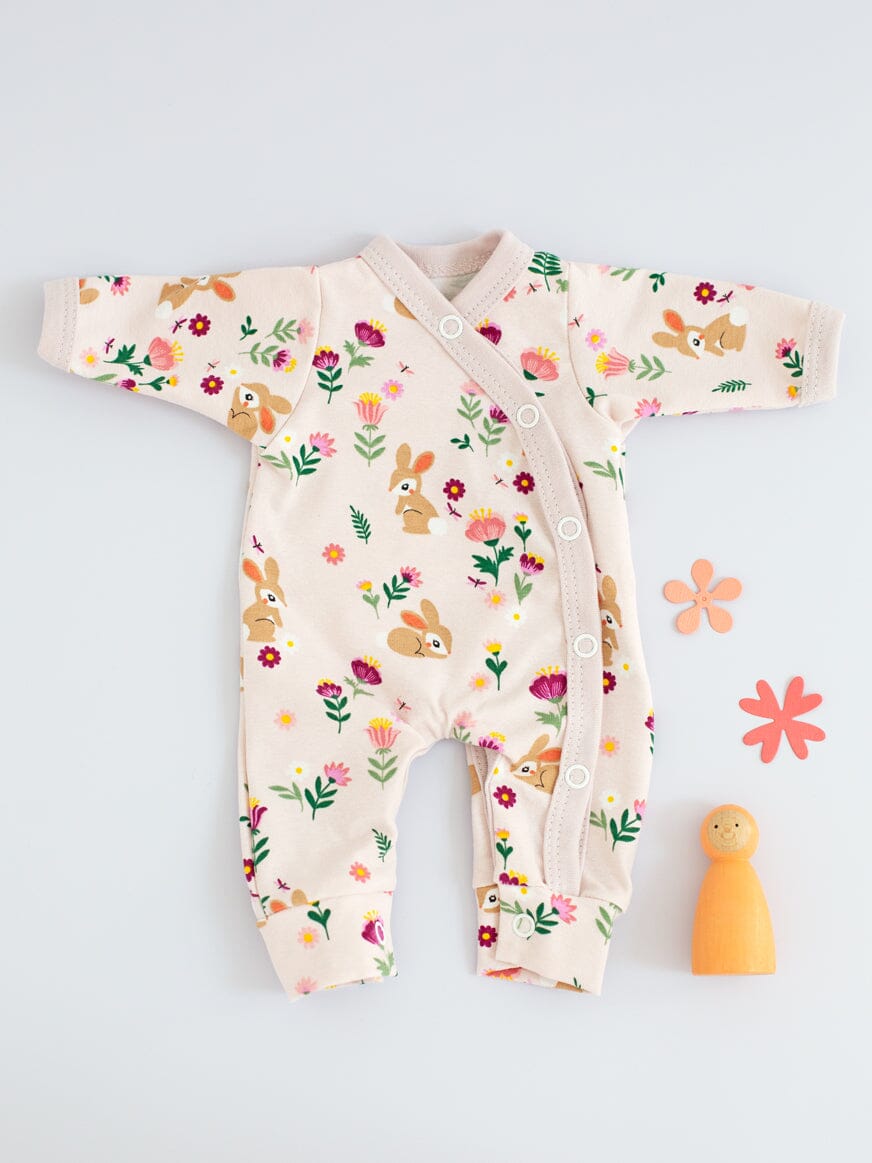 Tiny Baby Sleepsuit, Cottontail - Sleepsuit / Babygrow - Tiny & Small