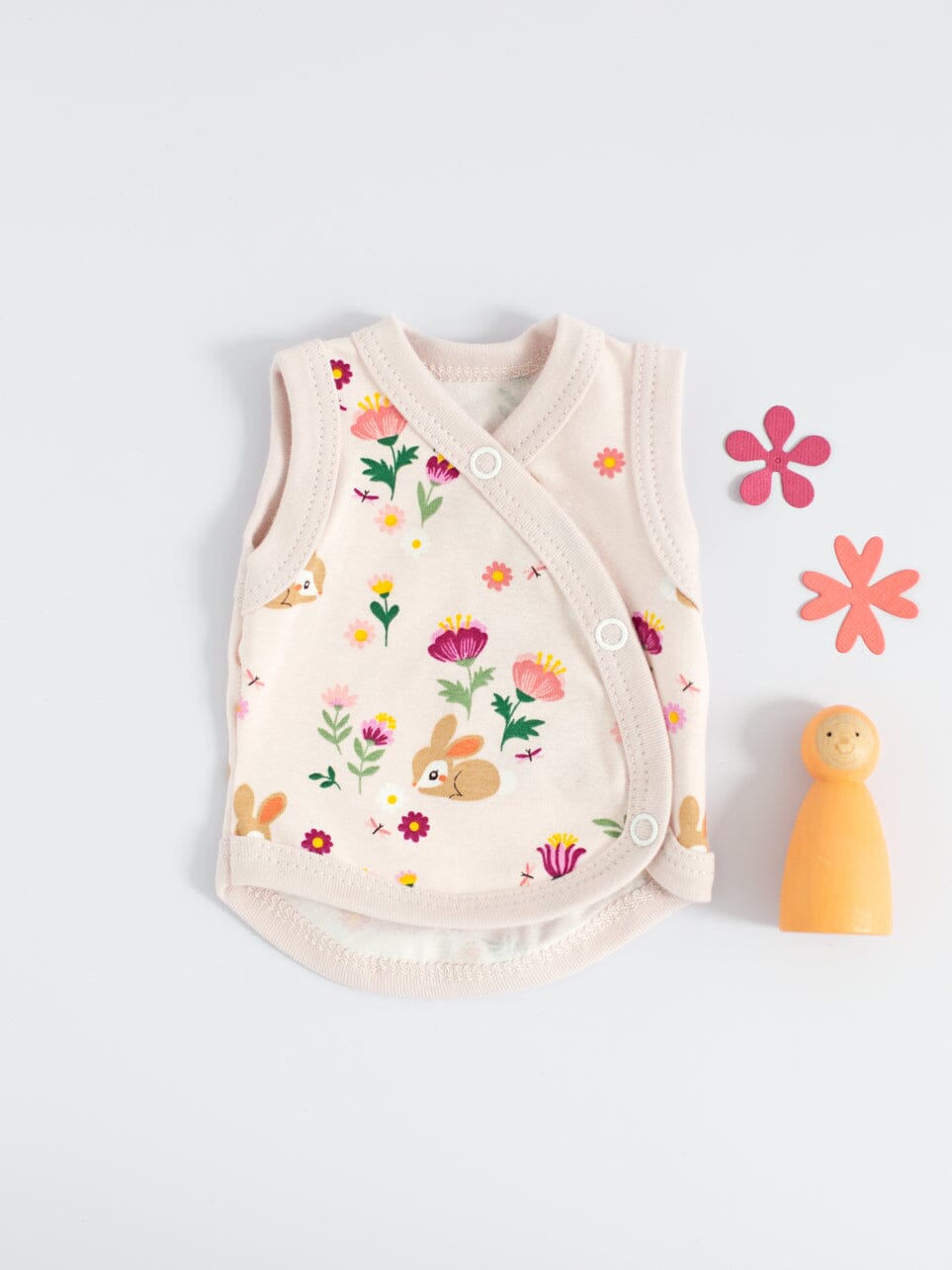 Premature Baby Vest, Cottontail - Incubator Vest - Tiny & Small
