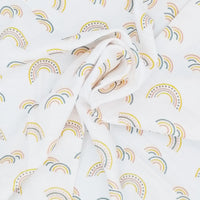 100% Pure Cotton Muslin - 70cm x 70cm - Rainbows Muslin Muslinz 