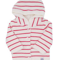 Rose Red Breton stripe Jacket Cardigan / Jacket La Manufacture de Layette 