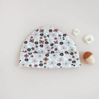 Preemie Round Hat, Ditsy Floral Hat Tiny & Small 