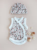 Incubator Vest & Round Hat Set, Ditsy Floral - Set - Tiny & Small