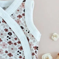 Premature Baby Girl Vest, Ditsy Floral Tiny & Small