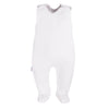 Early Baby Footed Dungarees - White - Dungaree - EEVI